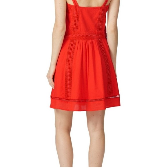 Scotch & Soda: Poppy Red Shift dress size Medium - Picture 4 of 10